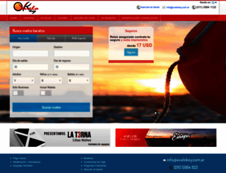 vuelokey.com.ar screenshot