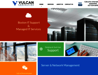 vulcanconsulting.com screenshot