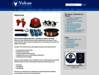 vulcanfasteners.co.uk screenshot