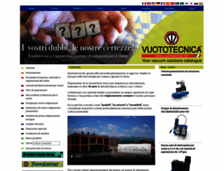 vuototecnica.net screenshot