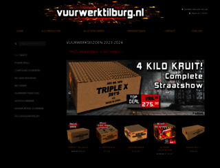 vuurwerk-tilburg.nl screenshot