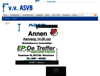 vvasvb.nl screenshot