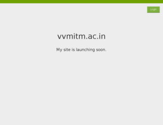 vvmitm.ac.in screenshot