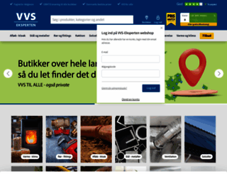vvs-eksperten.dk screenshot