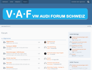 vwaudi-forum.ch screenshot