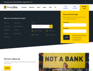 vwestcu.org screenshot