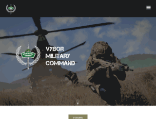 vybormilitarycommand.com screenshot