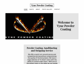 vynepowdercoating.com screenshot