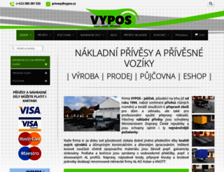vypos.cz screenshot