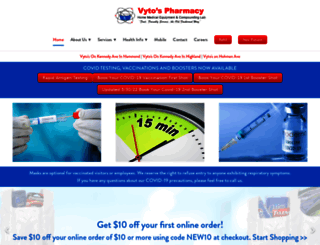 vytospharmacy.com screenshot