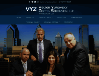 vyzlaw.com screenshot
