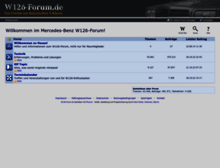 w126-forum.de screenshot