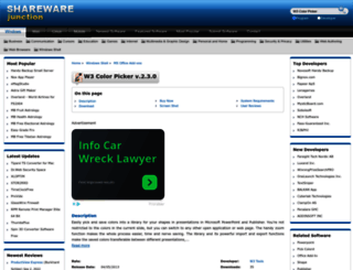 w3-color-picker.sharewarejunction.com screenshot