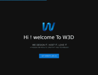 w3d.co.in screenshot