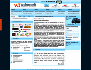 w3technosoft.com screenshot