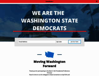 wa-democrats.org screenshot