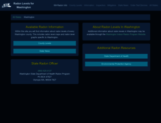 wa-radon.info screenshot