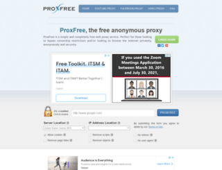 wa.proxfree.com screenshot