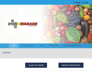 wabashfoodservice.com screenshot
