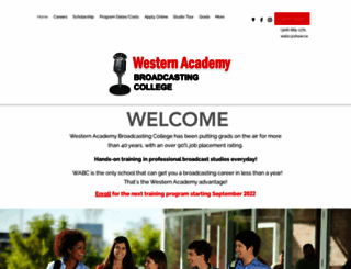 wabcwesternacademy.com screenshot