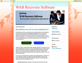 wabrecoverysoftware.blogspot.com screenshot