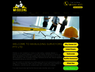 wabuildingsurveyors.com screenshot
