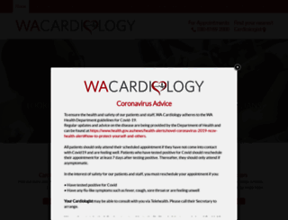 wacardiology.com.au screenshot