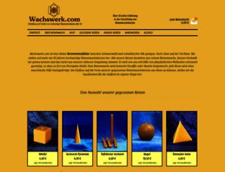wachswerk.com screenshot