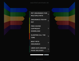 wachtel-zentrale.de screenshot