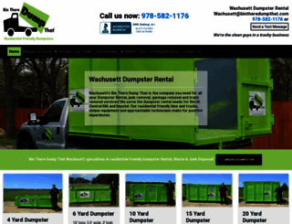 wachusettdumpsterrental.com screenshot