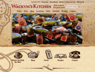 wackymskitchen.com screenshot