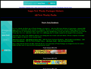 wackypackages2007.com screenshot