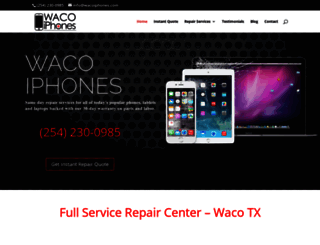 wacocustomiphones.com screenshot