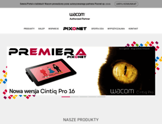 wacom.pl screenshot