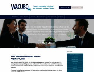 wacubo.org screenshot