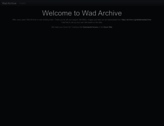 wad-archive.com screenshot