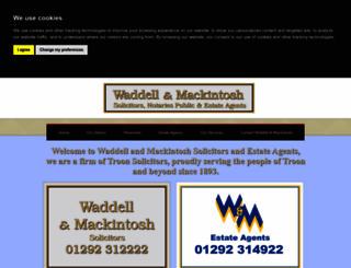 waddellandmackintosh.co.uk screenshot