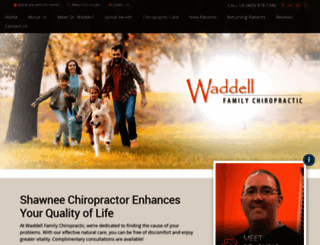 waddellchiropractic.com screenshot