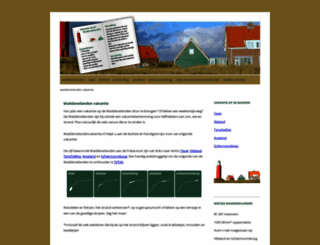 waddeneilandenvakantie.nl screenshot