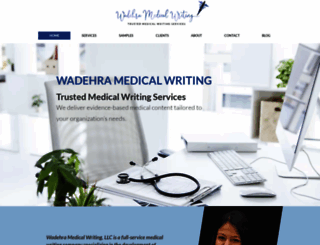 wadehramedicalwriting.com screenshot