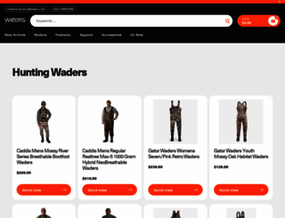 waders.com screenshot