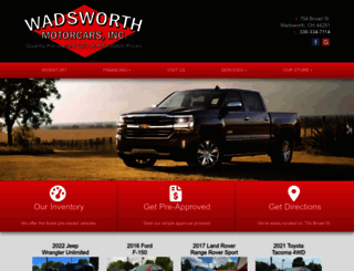 wadsworthmotorcars.com screenshot