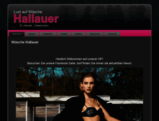 waesche-hallauer.de screenshot