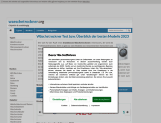 waeschetrockner.org screenshot