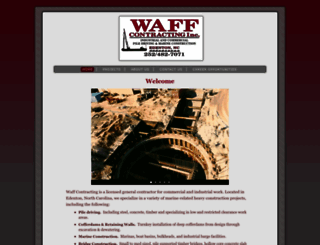 waffcontracting.com screenshot