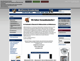 waffenschrankshop.at screenshot