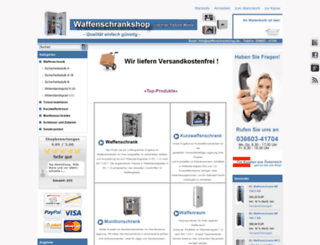 waffenschrankshop.de screenshot