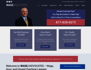 wageadvocates.com screenshot