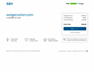 wagerunion.com screenshot