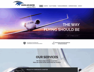 waggaaircentre.com.au screenshot